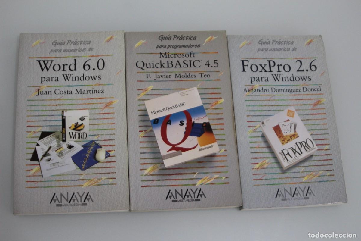 Libros de segunda mano: TRES GUIAS PRACTICA DE INFORMATICA ANAYA - Foto 1