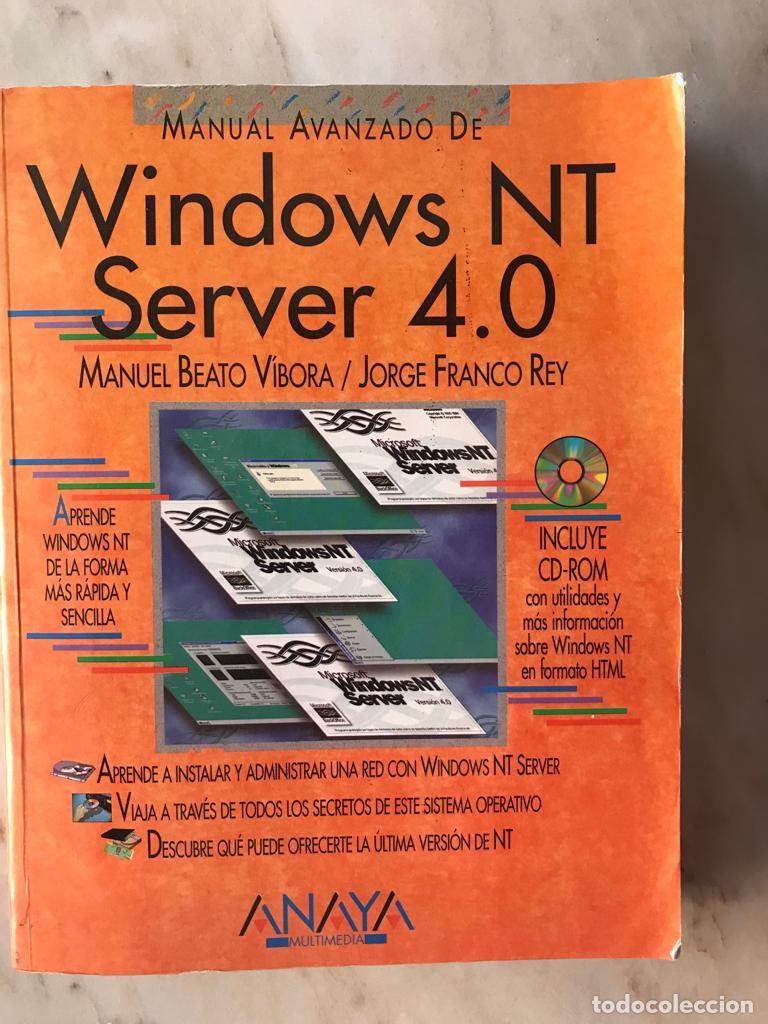Libros de segunda mano: WINDOWS NT SERVER 4.0 - MANUEL BEATO (ANAYA) INFORM&Aacute;TICA - Foto 1