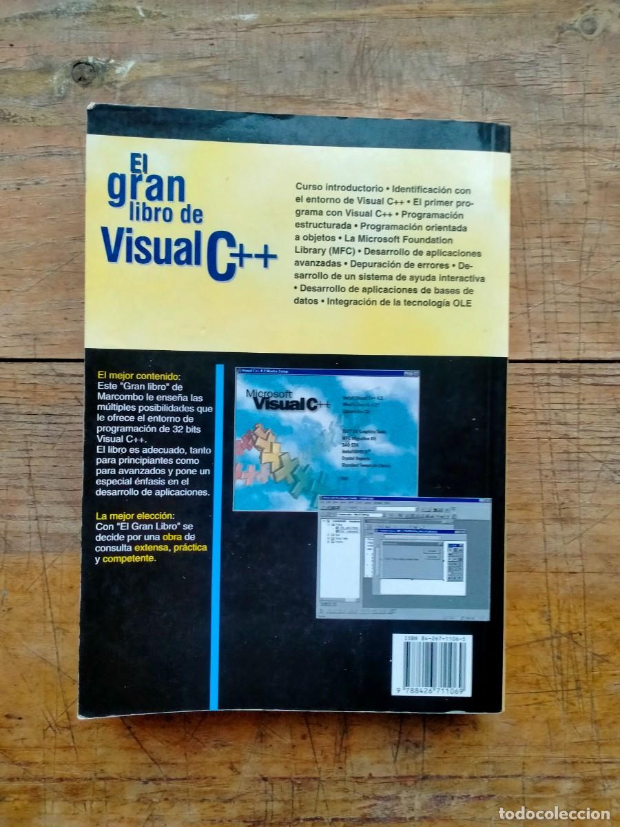 Libros de segunda mano: El gran libro de Visual C++. Marcombo. Leer descripci&oacute;n. - Foto 6