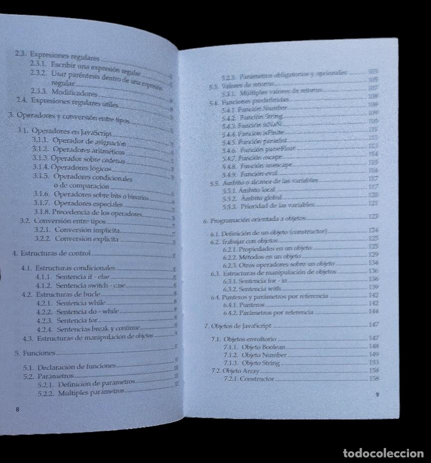 Libros de segunda mano: JAVASCRIPT. EDICI&Oacute;N 2016 DE CASO PARRA, ASTOR. GUIA PRACTICA. EXCELENTE ESTADO. - Foto 5