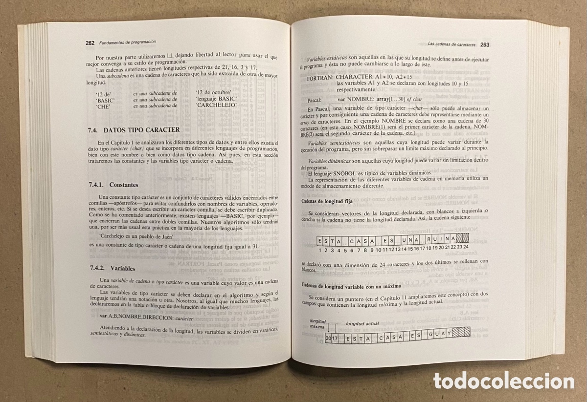 Libros de segunda mano: FUNDAMENTOS DE PROGRAMACI&Oacute;N (ALGORITMOS Y ESTRUCTURASDE DATOS). LUIS JOYANES AGUILAR - Foto 6