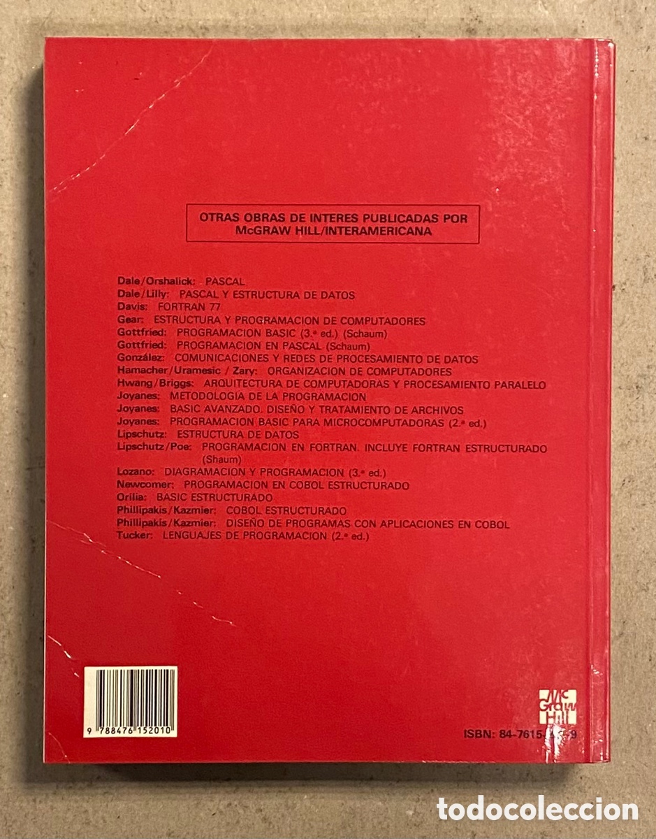 Libros de segunda mano: FUNDAMENTOS DE PROGRAMACI&Oacute;N (ALGORITMOS Y ESTRUCTURASDE DATOS). LUIS JOYANES AGUILAR - Foto 10