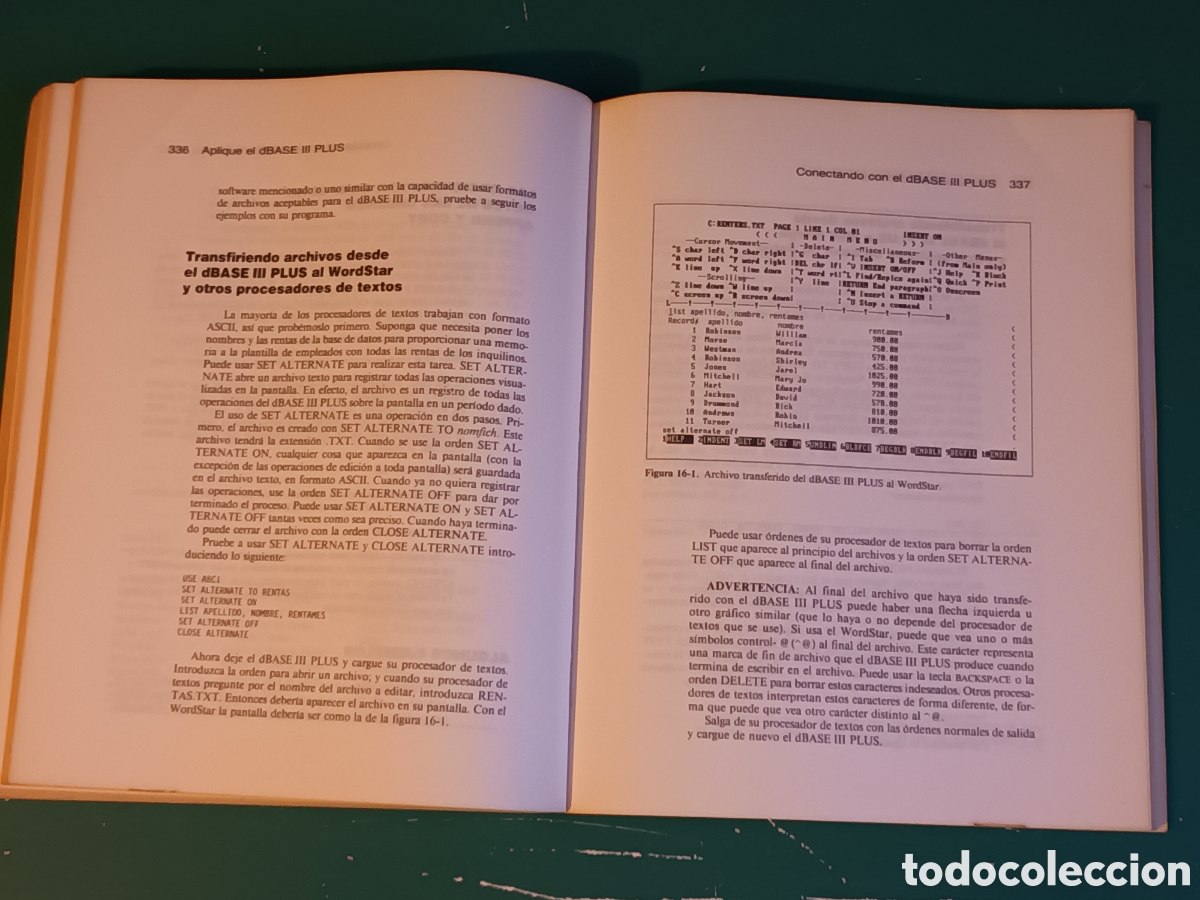 Libros de segunda mano: Aplique dBASE III Plus Edwar Jones Mc Graw Hill 1995 - Foto 10