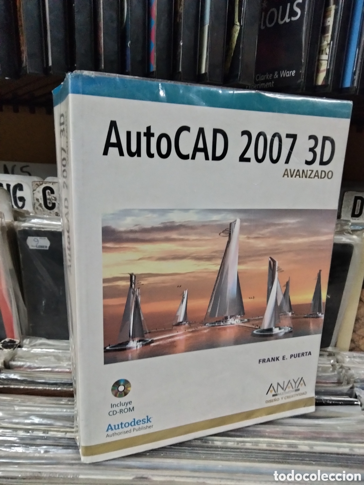 Libros de segunda mano: AutoCAD 2007 3D avanzado Frank e puerta sin CD - Foto 1