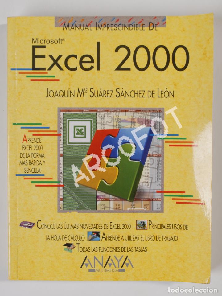 Libros de segunda mano: Manual imprescindible de Microsoft Excel 2000 - ANAYA 2000 - Foto 2
