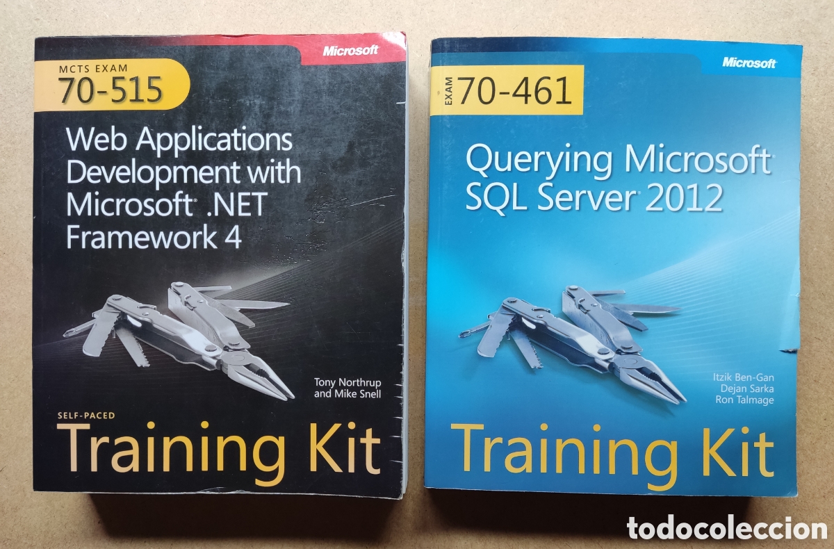 Libros de segunda mano: MICROSOFT TRAINING KIT MANUAL EXAM 70-461 MCTS EXAM 70-515 - Foto 1