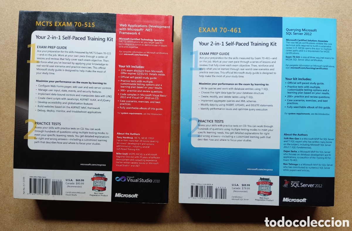 Libros de segunda mano: MICROSOFT TRAINING KIT MANUAL EXAM 70-461 MCTS EXAM 70-515 - Foto 6