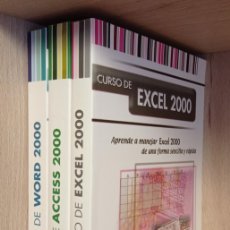 Libros de segunda mano: CURSOS DE EXCEL 2000 - ACCESS 2000 - WORD 2000 - LOTE 3 LIBROS (NUEVOS)
