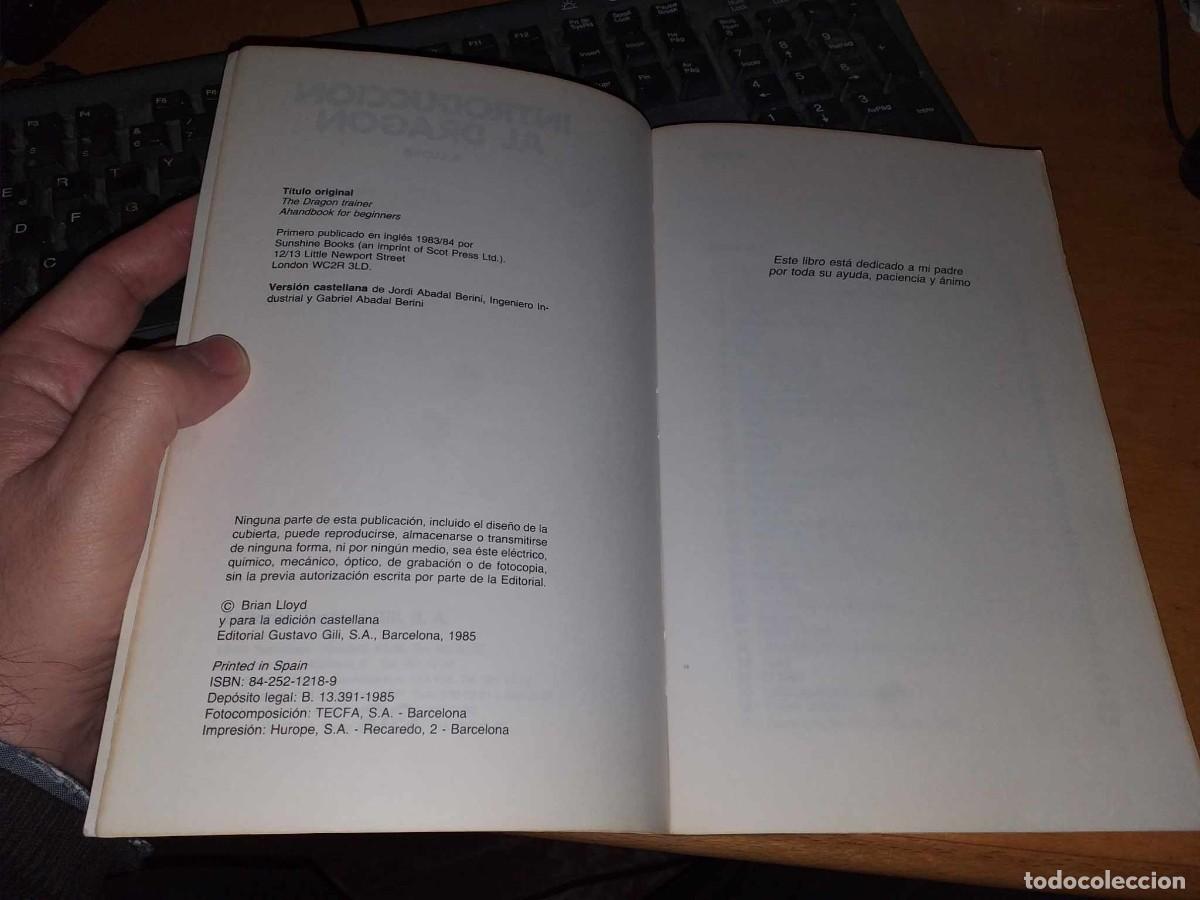 Libros de segunda mano: Libro: INTRODUCCI&Oacute;N AL DRAGON - Bryan Lloyd - Foto 3