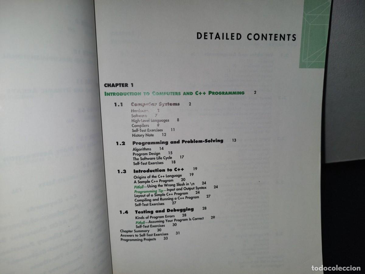 Libros de segunda mano: 82- PROBLEM SOLVING WITH C++ THE OBJECT OF PROGRAMMING - WALTER SAVITCH - 1996 - Foto 8