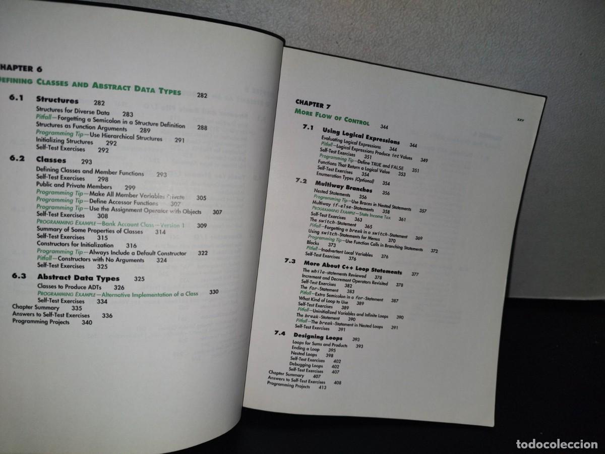Libros de segunda mano: 82- PROBLEM SOLVING WITH C++ THE OBJECT OF PROGRAMMING - WALTER SAVITCH - 1996 - Foto 10