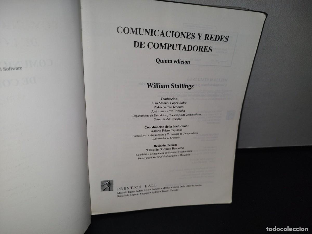 Libros de segunda mano: 82- COMUNICACIONES Y REDES DE COMPUTADORAS - WILLIAM STALINGS - Foto 5