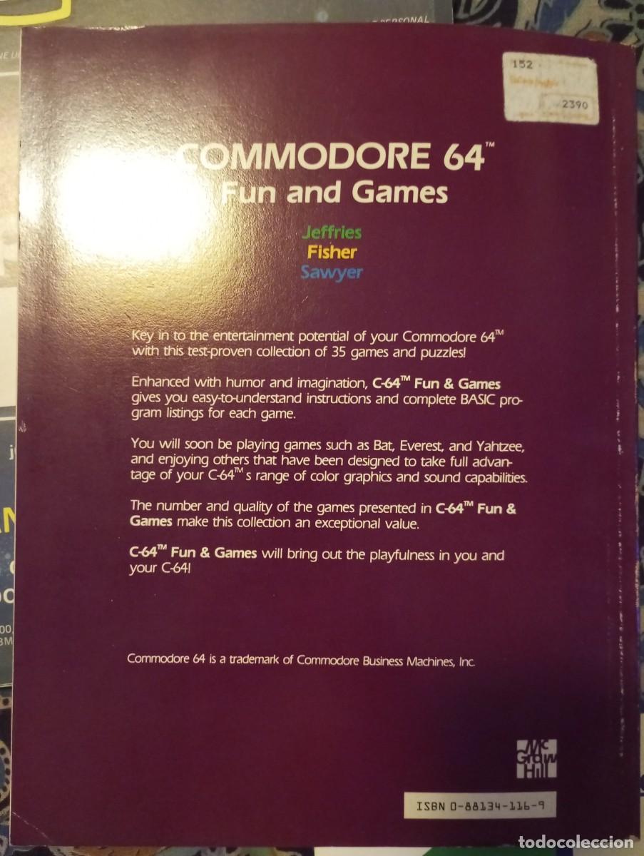 Libros de segunda mano: programacion commodore fun and games - Foto 2