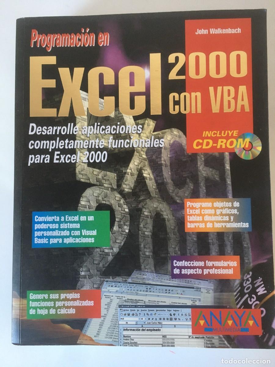 Libros de segunda mano: PROGRAMACI&Oacute;N EN EXCEL 2000 CON VBA - JOHN WALKENBACH - ANAYA MULTIMEDIA. A&Ntilde;O 2000 - Foto 1