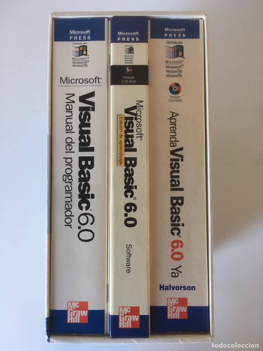 Libros de segunda mano: MICROSOFT VISUAL BASIC 6.0 EDICI&Oacute;N DE APRENDIZAJE - 2 LIBROS y 3 CD-ROMS - Mc GRAW HILL. A&Ntilde;O 1998 - Foto 1