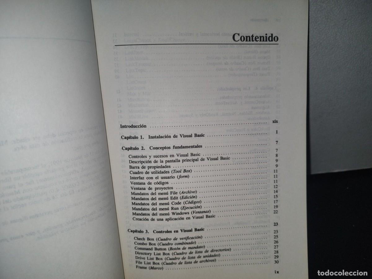 Libros de segunda mano: 85- MICROSOFT VISUAL BASIC - JOS&Eacute; EDUARDO MALUF DE CARVALHO - 1992 - Foto 6