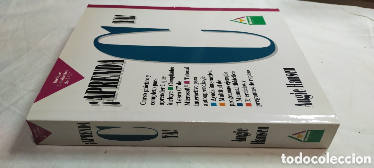 Libros de segunda mano: Aprenda C ya. Augi&eacute; hansen. Microsoft Anaya - Foto 2