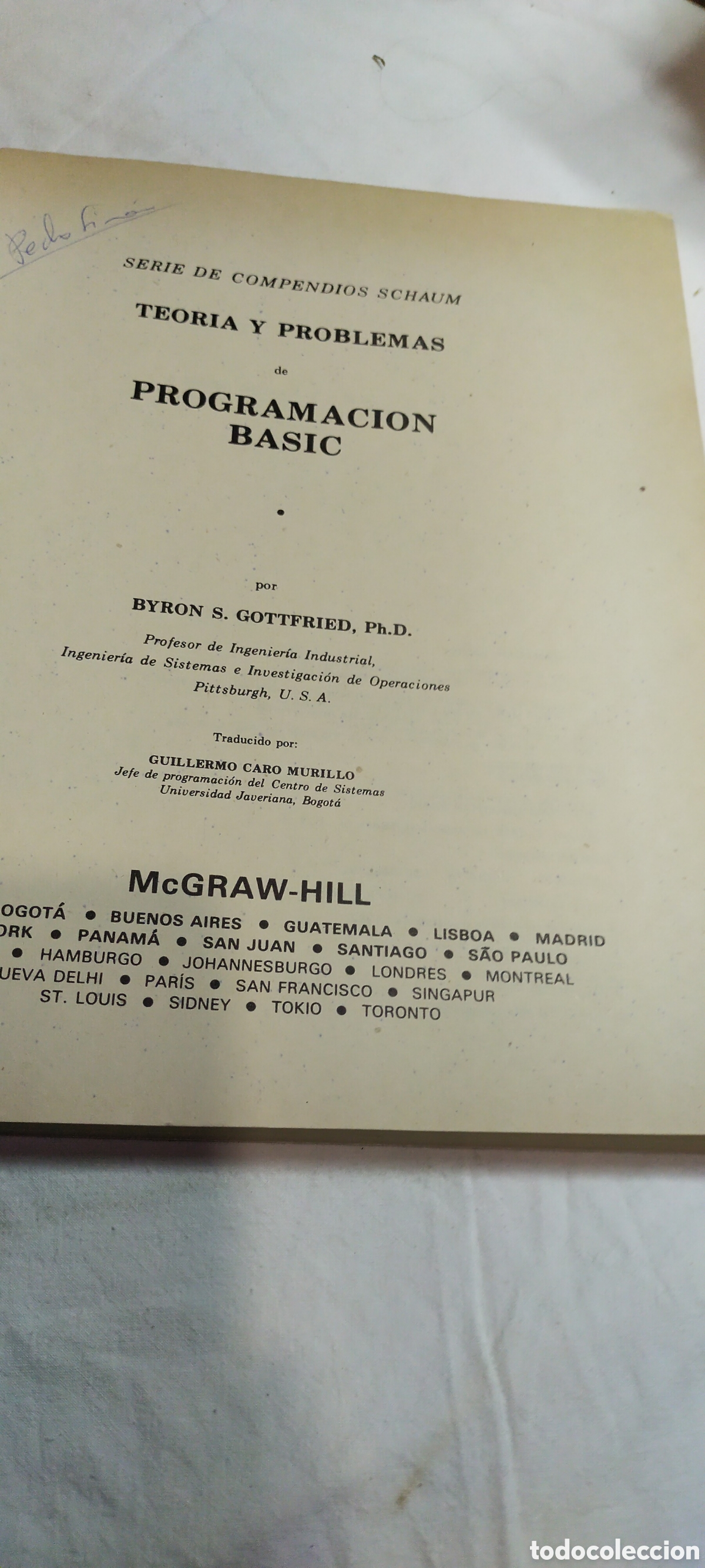 Libros de segunda mano: Programaci&oacute;n BASIC. Serie schaum. Teor&iacute;a y 346 problemas resueltos - Foto 4