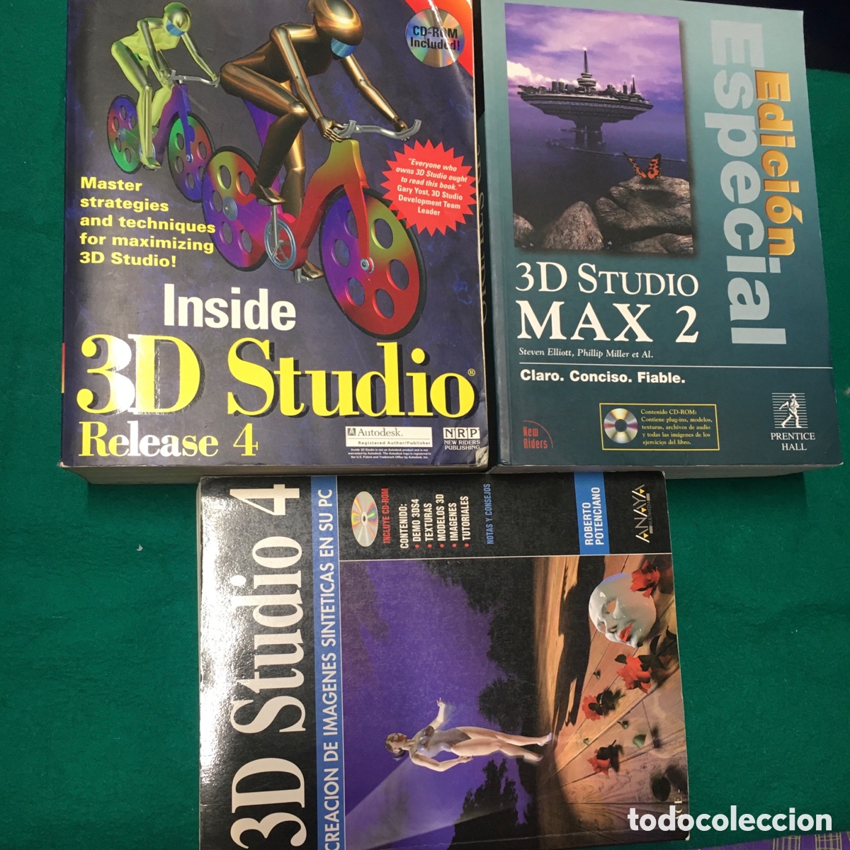 Libros de segunda mano: 3D STUDIO Inside / Creaci&oacute;n de im&aacute;genes sint&eacute;ticas en su PC / Max 2 - Foto 1