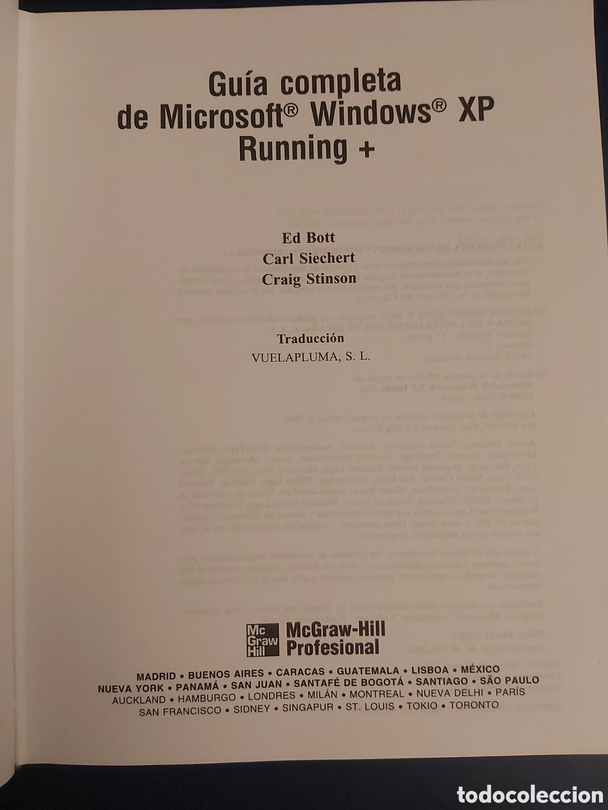 Libros de segunda mano: GUIA COMPLETA MICROSOFT WINDOWS XP RUNNING + MCGRAW-HILL 2002 - Foto 2