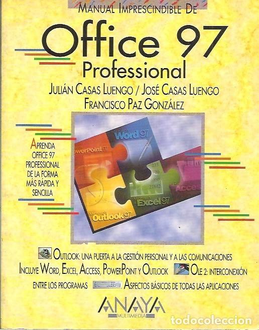 Libros de segunda mano: MANUAL IMPRESCINDIBLE DE OFFICE 97 ANAYA - Foto 1