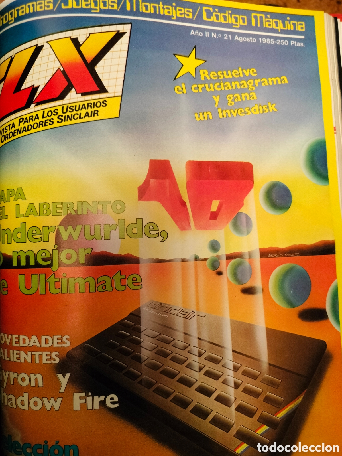 Libros de segunda mano: Revistas encuadernadas ZX - Foto 2