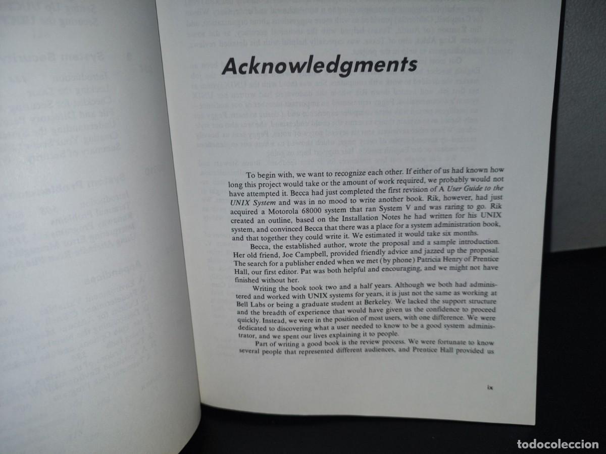 Libros de segunda mano: 128- UNIX. ADMINISTRATION GUIDE FOR SYSTEM V. REBECCA THOMAS, PHD, RIK FARROW - Foto 8