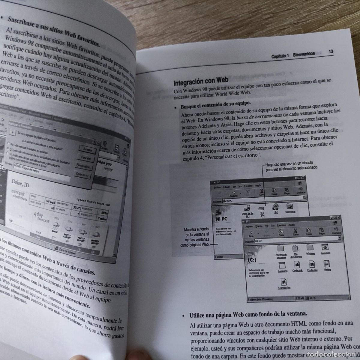 Libros de segunda mano: LIBRO 1998 - INTRODUCCION MICROSOFT WINDOWS 98 - 148PG 200GR - INFORMATICA - Foto 2