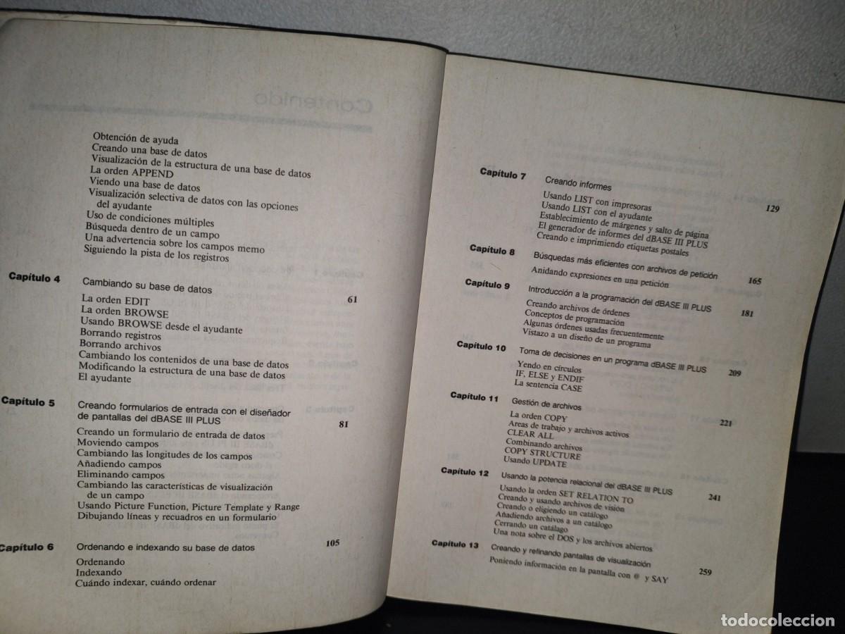 Libros de segunda mano: 128- APLIQUE EL DBASE III PLUS - EDWARD JONES - Foto 7