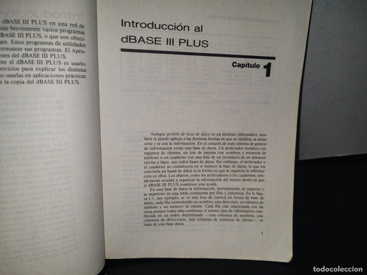 Libros de segunda mano: 128- APLIQUE EL DBASE III PLUS - EDWARD JONES - Foto 9
