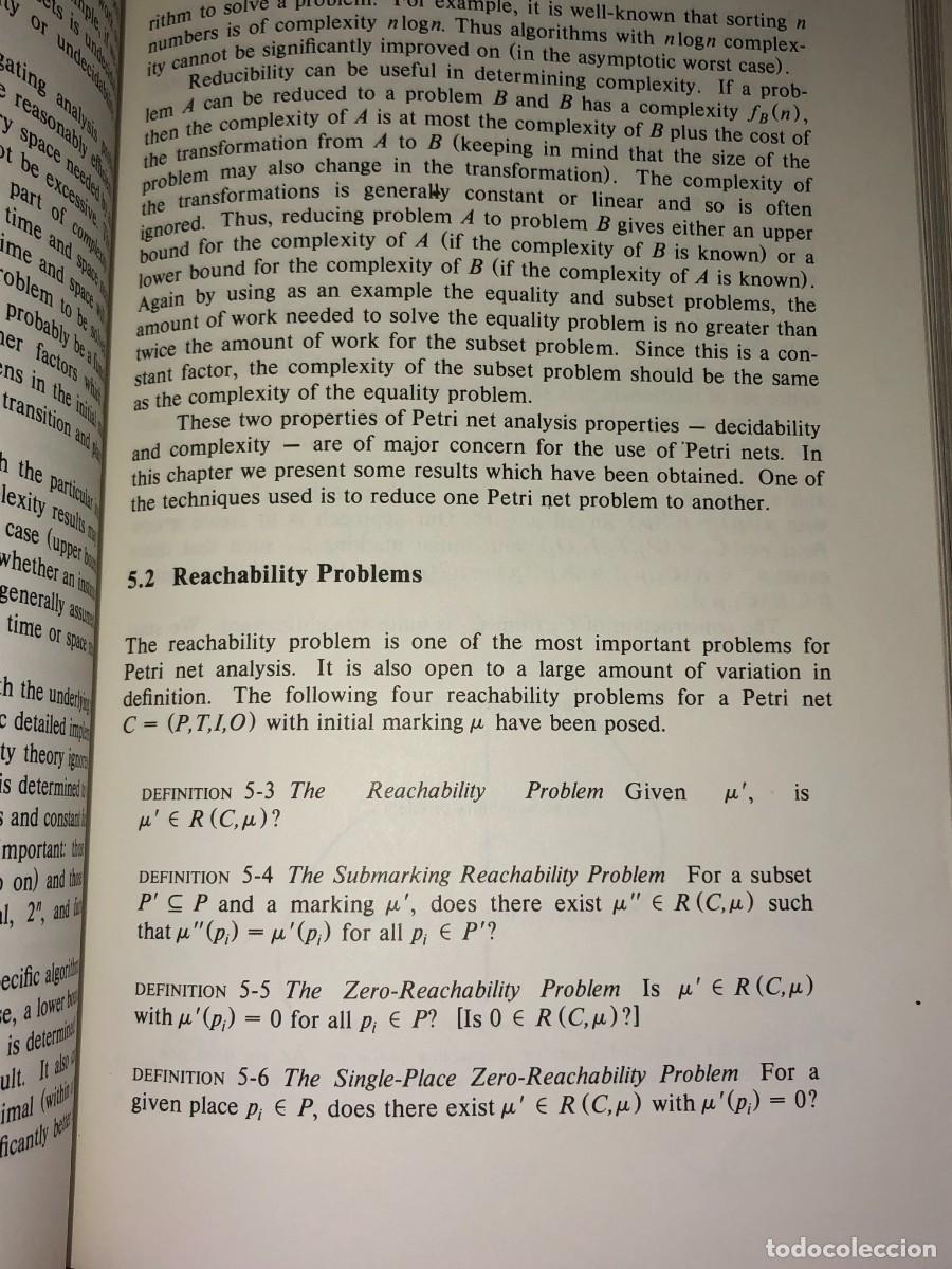 Libros de segunda mano: Petri Net Theory and the Modeling Of System - Foto 5