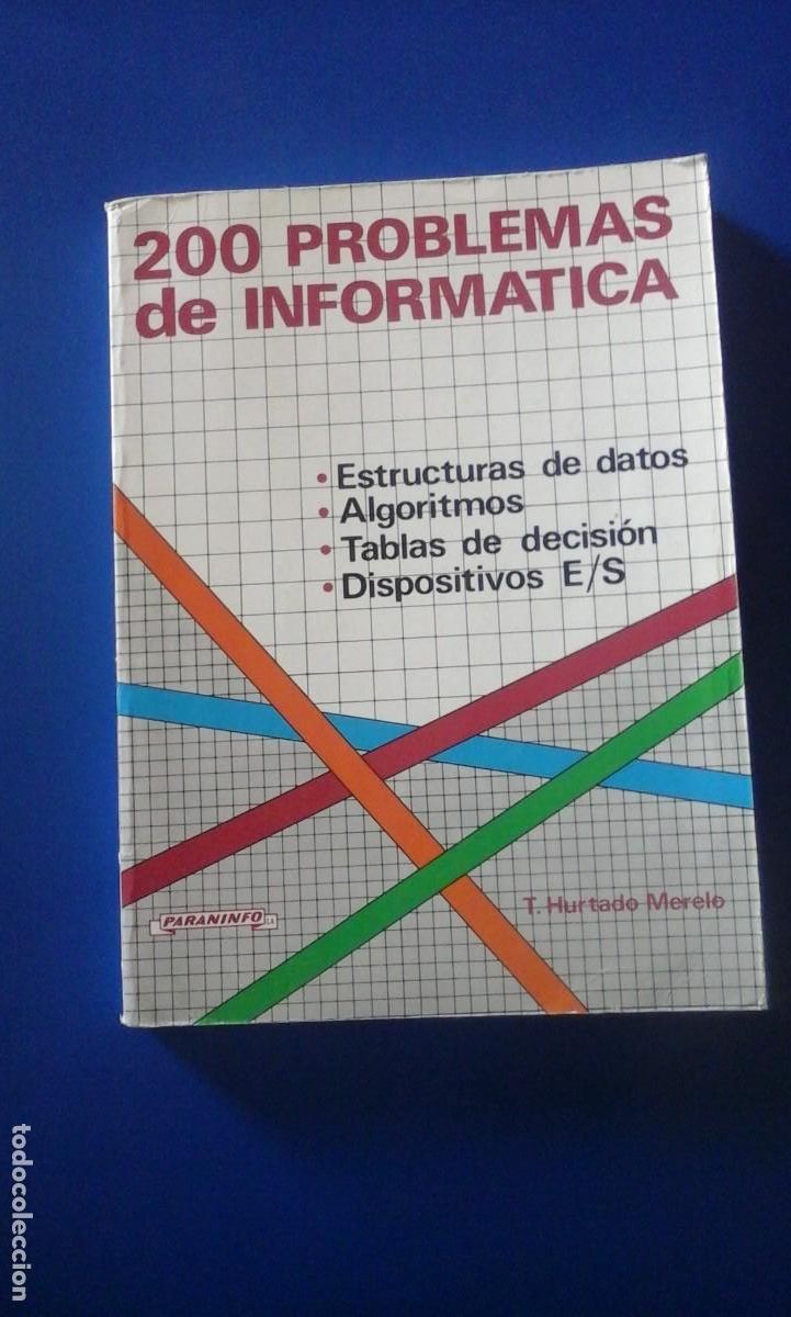 Libros de segunda mano: 200 PROBLEMAS DE INFORM&Aacute;TICA (Madrid, 1986) - Foto 2