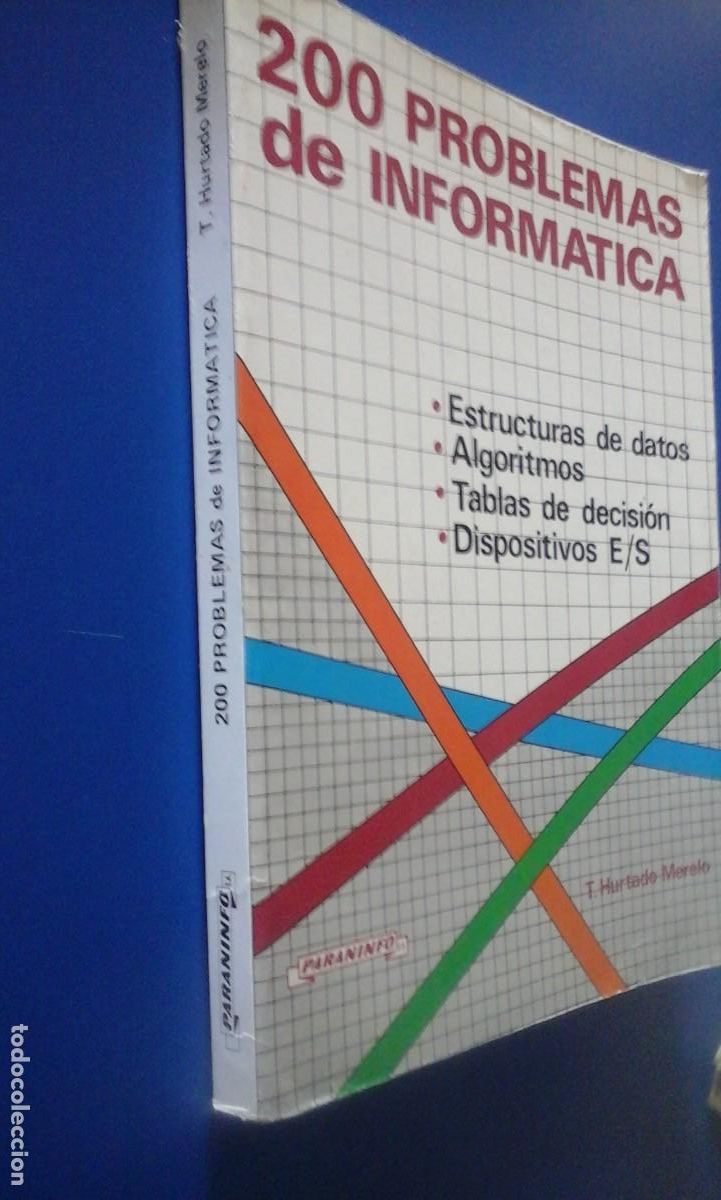 Libros de segunda mano: 200 PROBLEMAS DE INFORM&Aacute;TICA (Madrid, 1986) - Foto 3