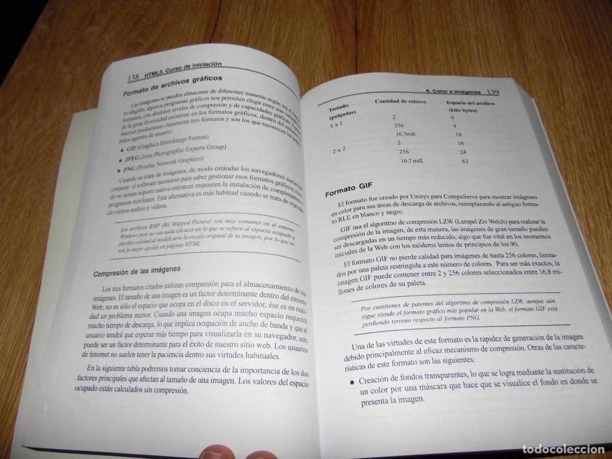 Libros de segunda mano: HTML 5 Curso de iniciaci&oacute;n S. McCracken - DAndrea - Foto 3