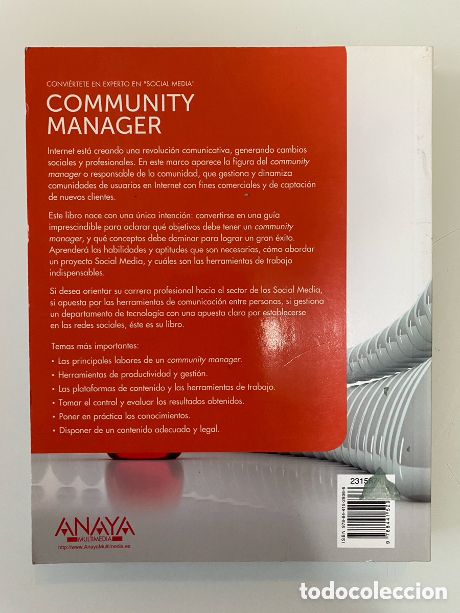 Libros de segunda mano: Community Manager - RODR&Iacute;GUEZ FERN&Aacute;NDEZ, &Oacute;scar - Foto 2