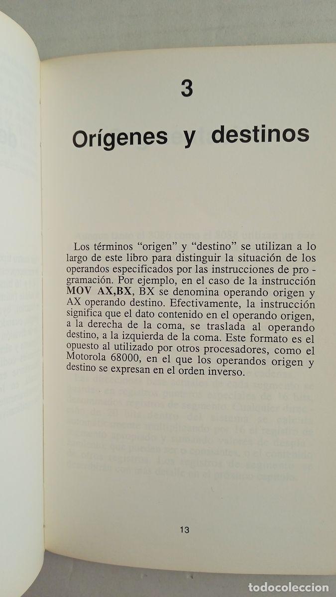 Libros de segunda mano: MICROMANUALES Programaci&oacute;n 8088/8086 ANAYA MULTIMEDIA - Foto 4