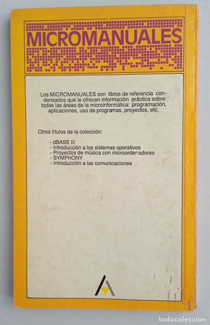Libros de segunda mano: MICROMANUALES Programaci&oacute;n 8088/8086 ANAYA MULTIMEDIA - Foto 6