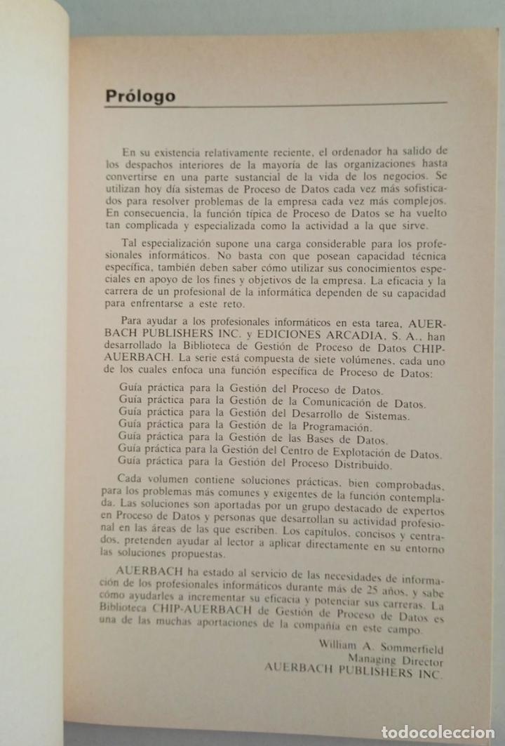 Libros de segunda mano: GESTI&Oacute;N DE LA PROGRAMACI&Oacute;N. Gu&iacute;as pr&aacute;cticas CHIP-AUERBACH - Foto 5