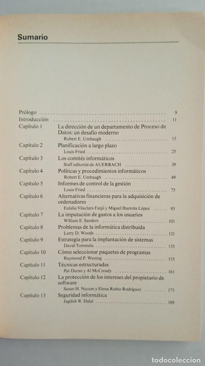 Libros de segunda mano: GESTI&Oacute;N DE PROCESO DE DATOS. Gu&iacute;as pr&aacute;cticas Chip-Auerbach - Foto 2
