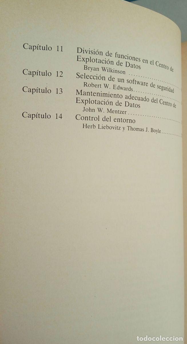Libros de segunda mano: GESTI&Oacute;N DE LAS OPERACIONES DEL CENTRO DE EXPLOTACI&Oacute;N DE DATOS. Gu&iacute;as pr&aacute;cticas CHIP-AUERBACH - Foto 4