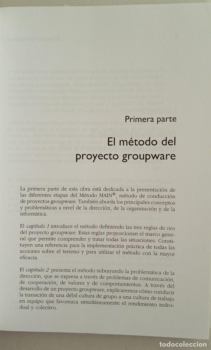 Libros de segunda mano: EL PROYECTO GROUPWARE. Melissa SAADOUN. Software corporativo - Foto 6