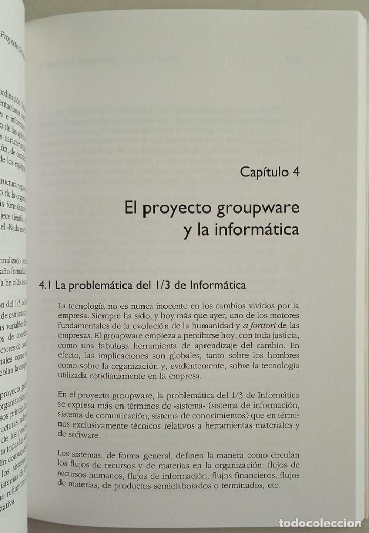 Libros de segunda mano: EL PROYECTO GROUPWARE. Melissa SAADOUN. Software corporativo - Foto 7