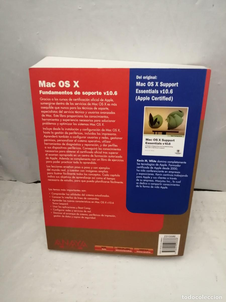 Libros de segunda mano: Mac OS X. Fundamentos de soporte V10.6 - Foto 2