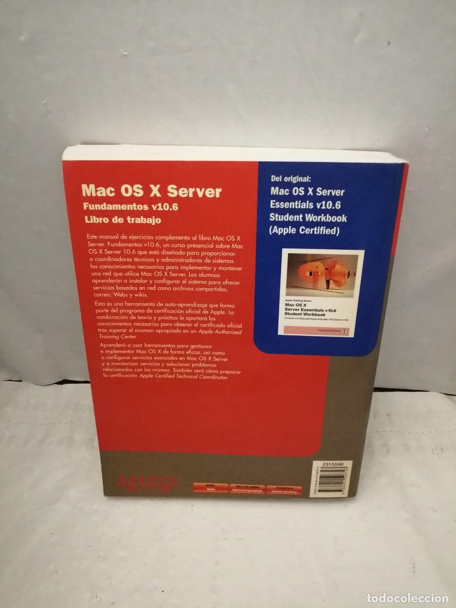 Libros de segunda mano: Mac OS X. Fundamentos V10.6: LIBRO DE TRABAJO - Foto 2