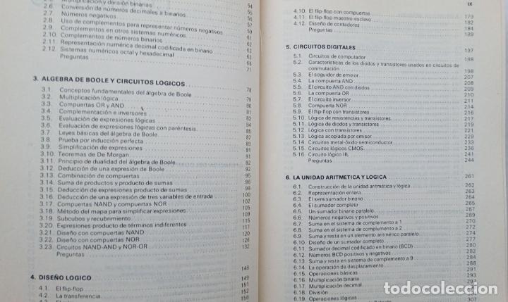 Libros de segunda mano: FUNDAMENTOS DE COMPUTADORES DIGITALES. Thomas C. Bartee 1984 - Foto 5