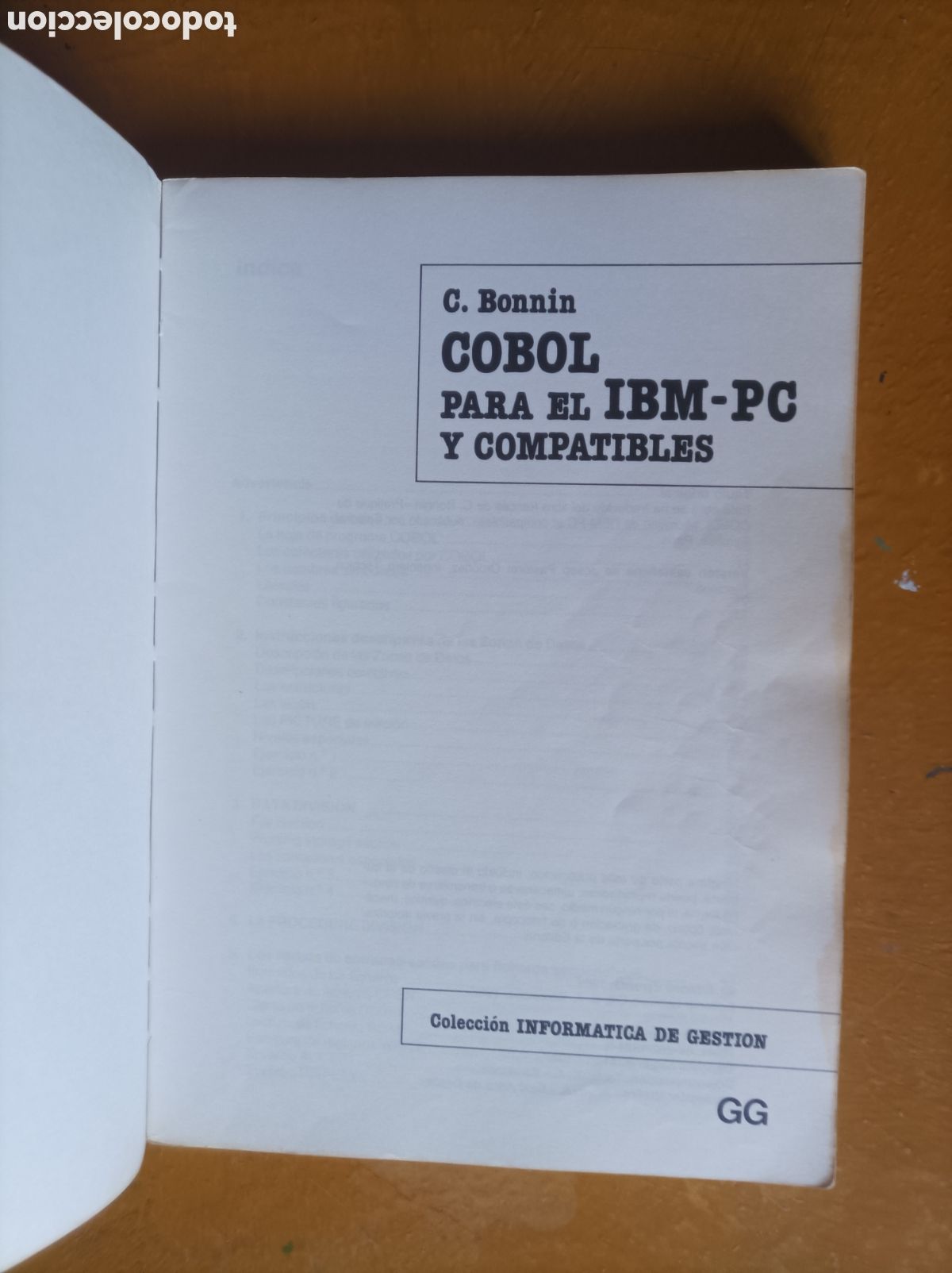 Libros de segunda mano: COBOL para el IBM-PC y compatibles / C. Bonnin - Foto 3