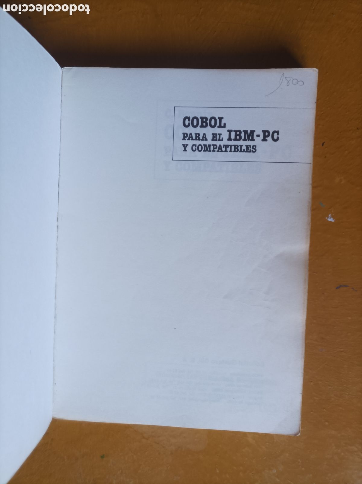 Libros de segunda mano: COBOL para el IBM-PC y compatibles / C. Bonnin - Foto 2