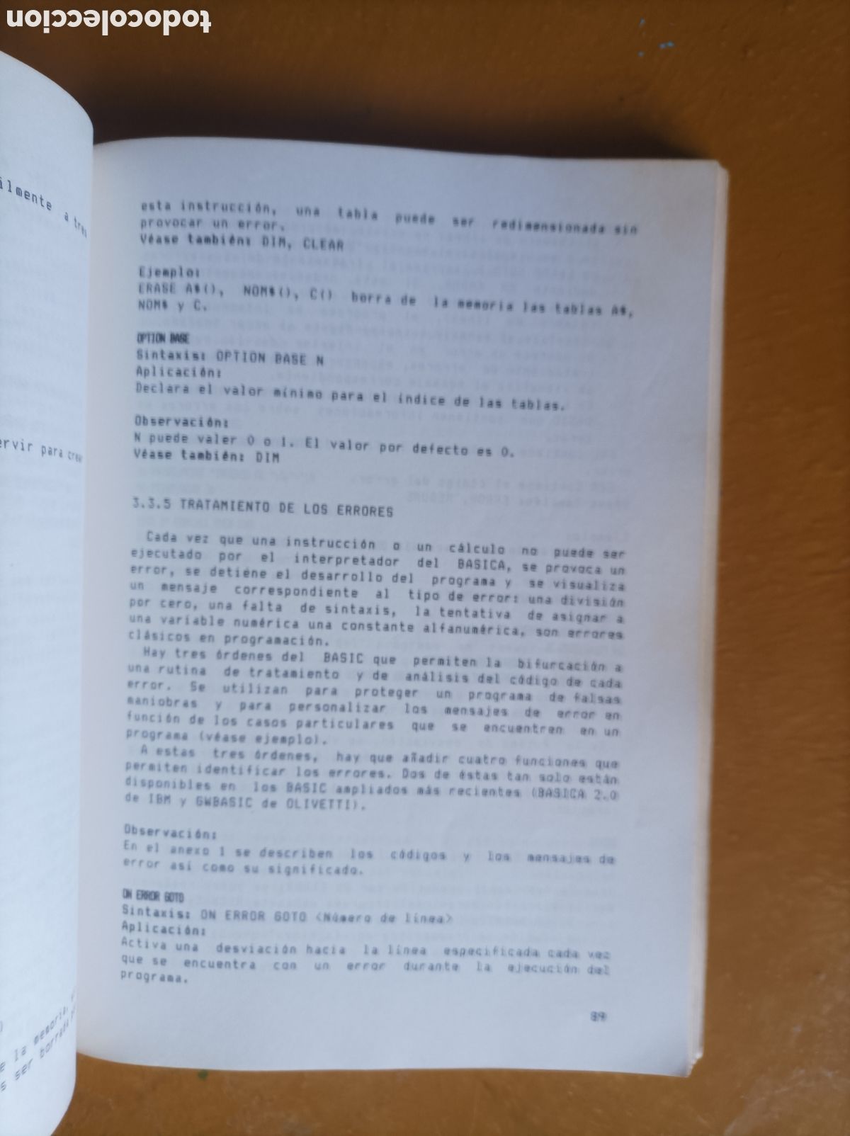 Libros de segunda mano: El BASIC del IBM-PC y compatibles / N.Vanryb, R. Politics - Foto 5
