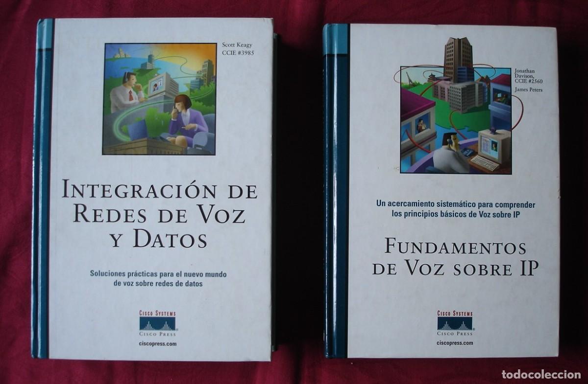 Libros de segunda mano: 2 Libros Integraci&oacute;n de redes de voz y datos, IP. - Foto 1