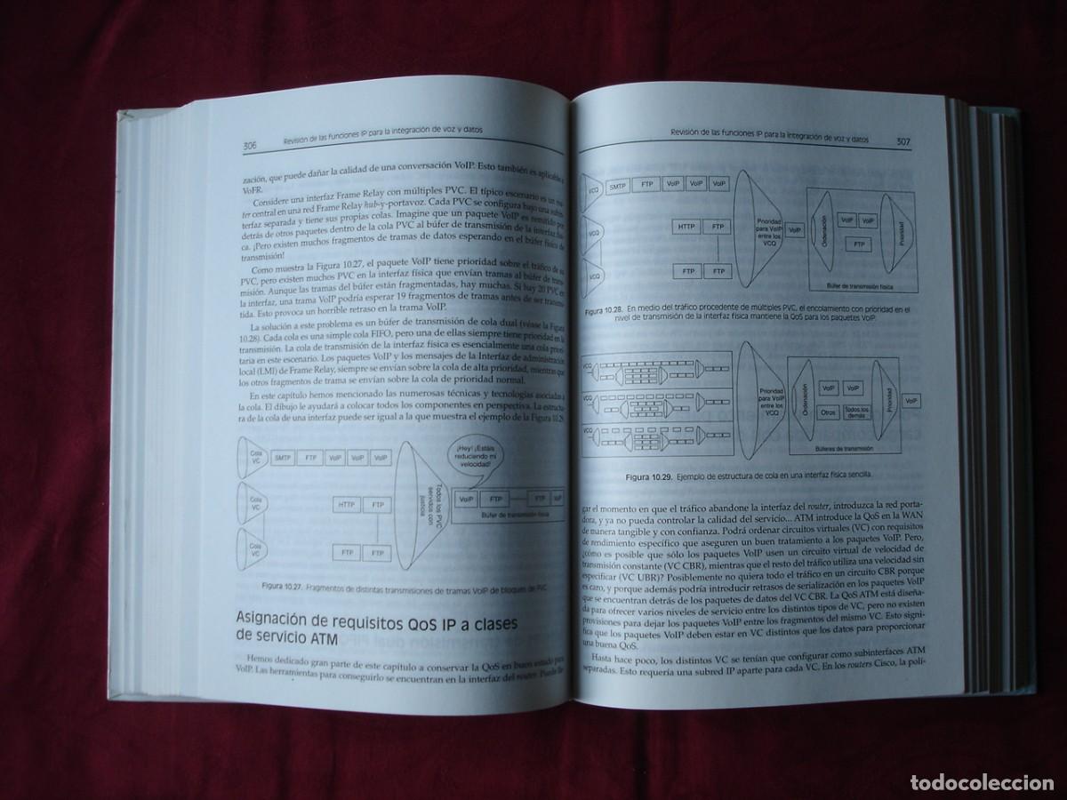 Libros de segunda mano: 2 Libros Integraci&oacute;n de redes de voz y datos, IP. - Foto 5